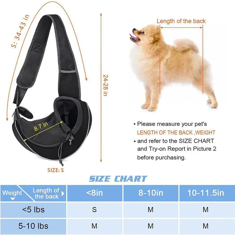 Travel Pet Supplies For Small Dogs Puppy Kitten Pet Carrying Bag Pet Strap Shoulder Bag Dog Cat Carrier Bag Sling Carrier Bag