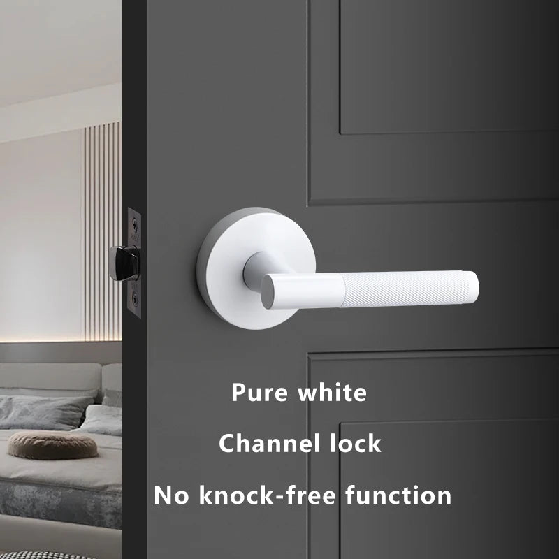 Bathroom Lock Ball Passage Lock Single Tongue Keyless Bedroom Privacy Door Lock Exterior Door Locks Handle Safe Handles Safety
