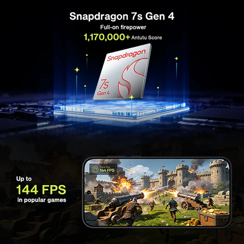 SIM Free OnePlus Nord CE 6 5G 8+256GB Mobile Phones 7500mAh 80W Snapdragon 7-series performance 144HZ 50MP Camera smart phone OxygenOS 16 IP69