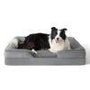 UFBemo Comfortable Rectangle Memory Foam Pet Puppy Dog Crate Bed Mattress Orthopedic Dog Bed