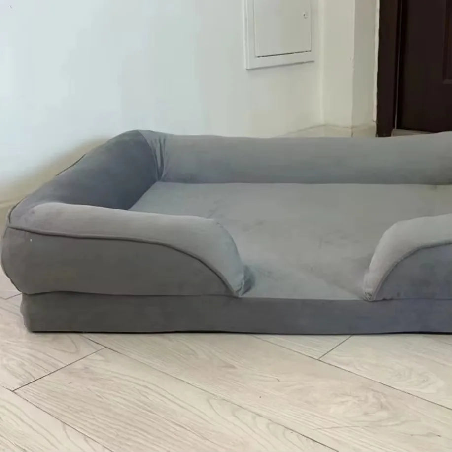 UFBemo Comfortable Rectangle Memory Foam Pet Puppy Dog Crate Bed Mattress Orthopedic Dog Bed