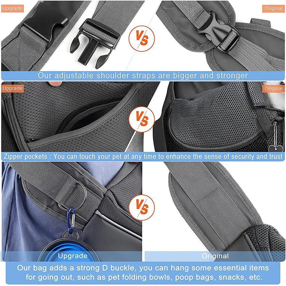 Travel Pet Supplies For Small Dogs Puppy Kitten Pet Carrying Bag Pet Strap Shoulder Bag Dog Cat Carrier Bag Sling Carrier Bag