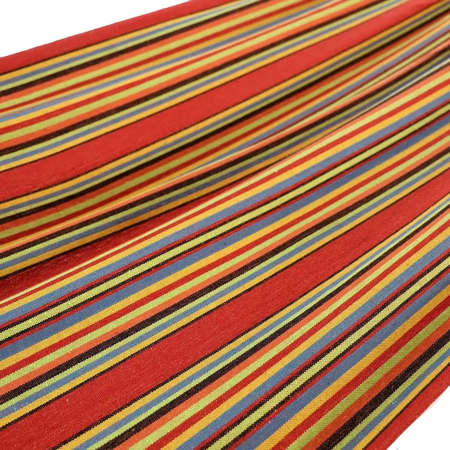 Garden Hammock with Sturdy Metal Stand 200cm x 100cm, MultiColoured, Outdoor amp Indoor Use
