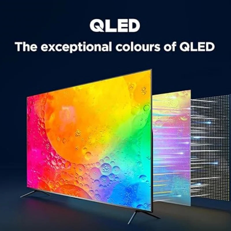 TCL 55RC650K 55-inch QLED Pro Television, 4K Ultra HD, Roku TV (Smart TV with Dolby Vision & Audio, HDR 10+