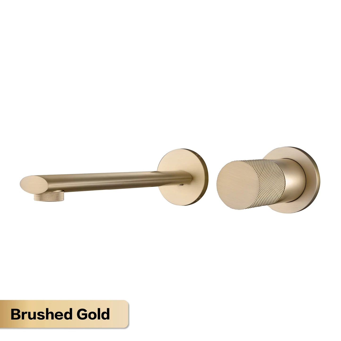 Luxruy Rose Gold Brass Wall-Embedded Bathroom Faucet.2hole Single Handle Adjustable Water Pressure and Hot&Cold Water Hidden Tap