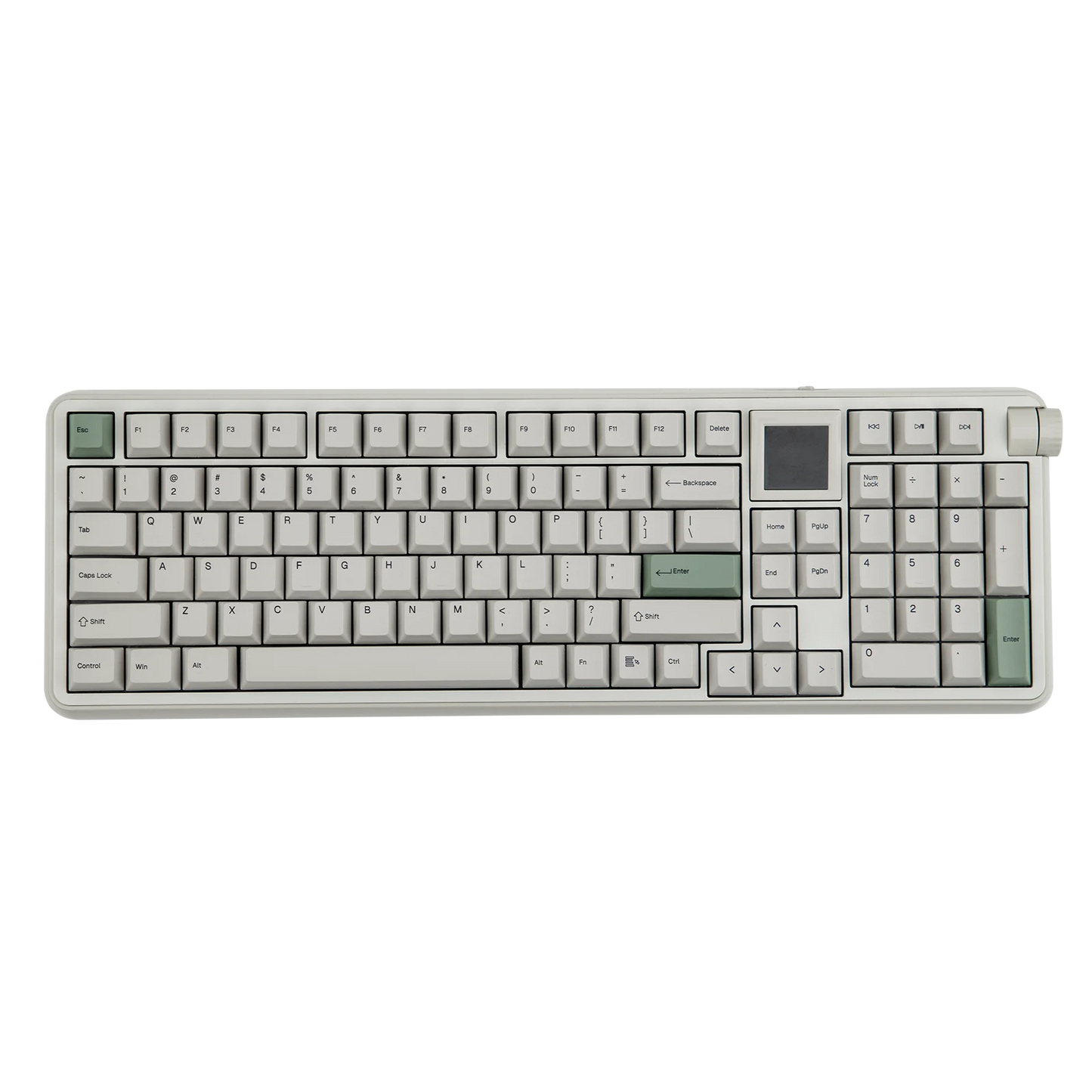 EPOMAKER RT100 PRO Full Sized ANSI US Layout Tri-mode Wireless Mechanical Gaming Keyboard with 5000mAh Battery & RGB Backlight
