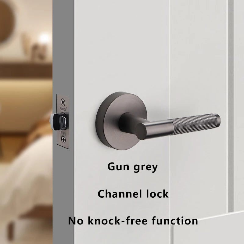 Bathroom Lock Ball Passage Lock Single Tongue Keyless Bedroom Privacy Door Lock Exterior Door Locks Handle Safe Handles Safety
