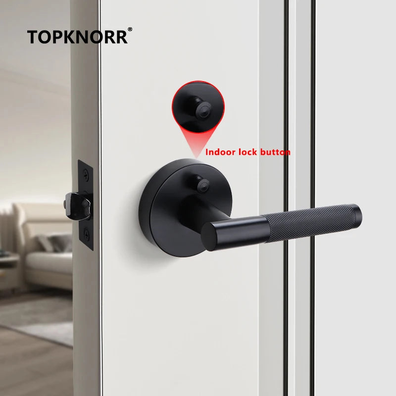 Bathroom Lock Ball Passage Lock Single Tongue Keyless Bedroom Privacy Door Lock Exterior Door Locks Handle Safe Handles Safety