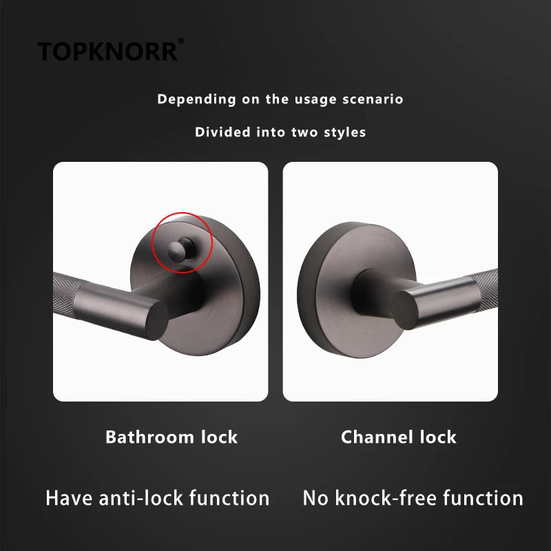 Bathroom Lock Ball Passage Lock Single Tongue Keyless Bedroom Privacy Door Lock Exterior Door Locks Handle Safe Handles Safety