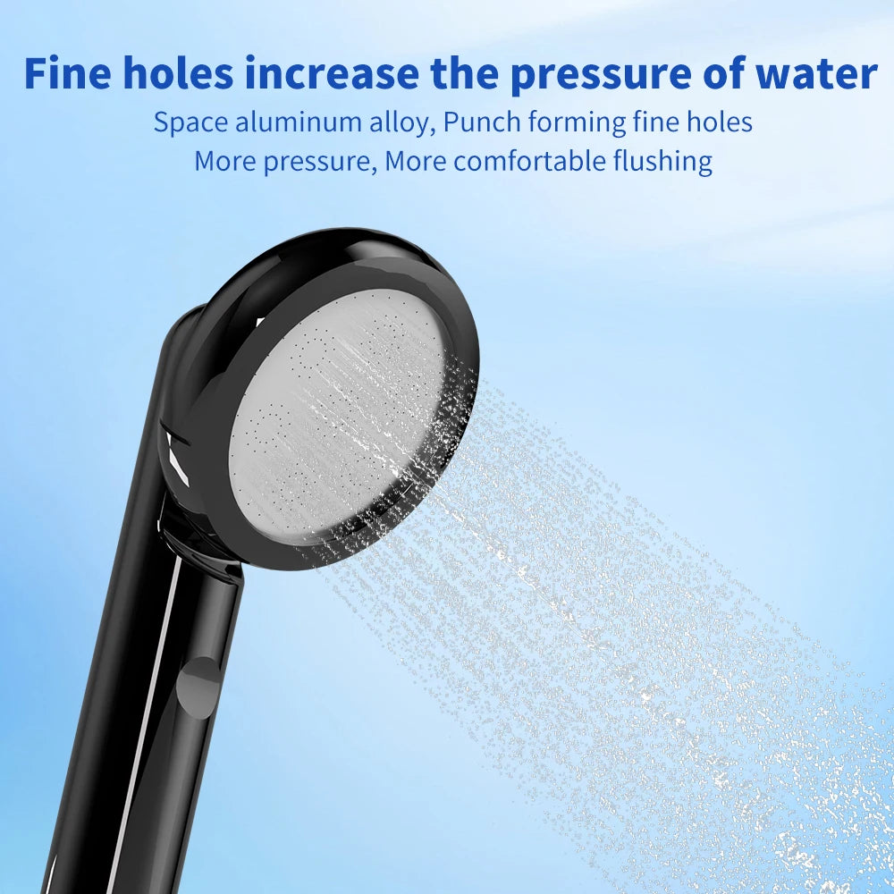Outdoor Camping Shower with Temperature & Battery Display IPX8 Waterproof Portable Electric Shower Pump for Hiking Pet RV Bide
