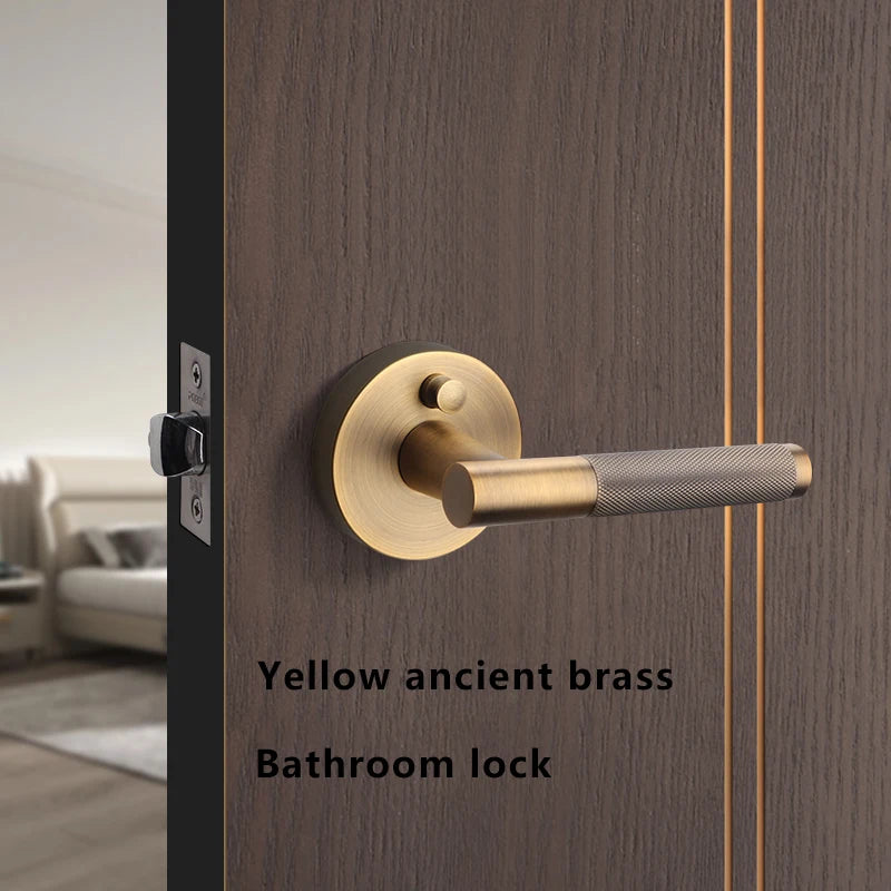 Bathroom Lock Ball Passage Lock Single Tongue Keyless Bedroom Privacy Door Lock Exterior Door Locks Handle Safe Handles Safety